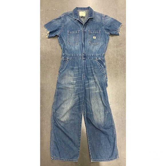 💕 R13 Debbie short sleeve coverall in Windsor blue size S JLo jumpsuit onesie - Picture 13 of 13